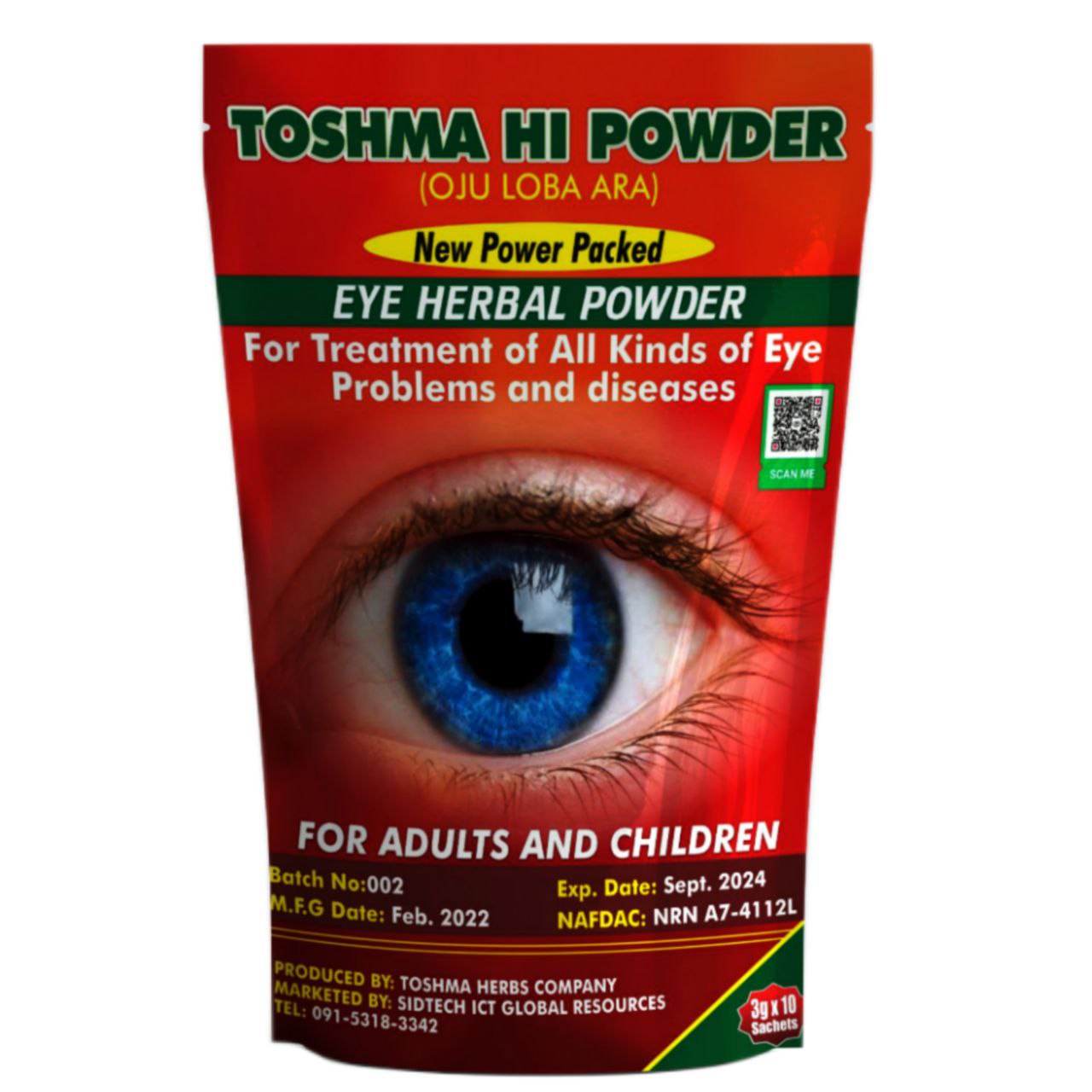 Toshma Eye Herbal Powder